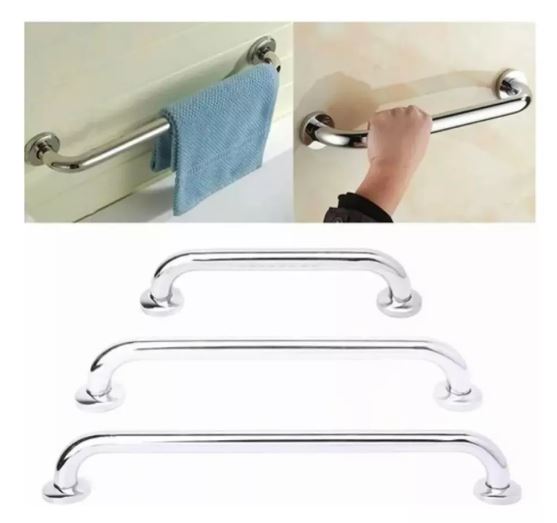 Pack 3 Barra De Seguridad Bano Acero Ino