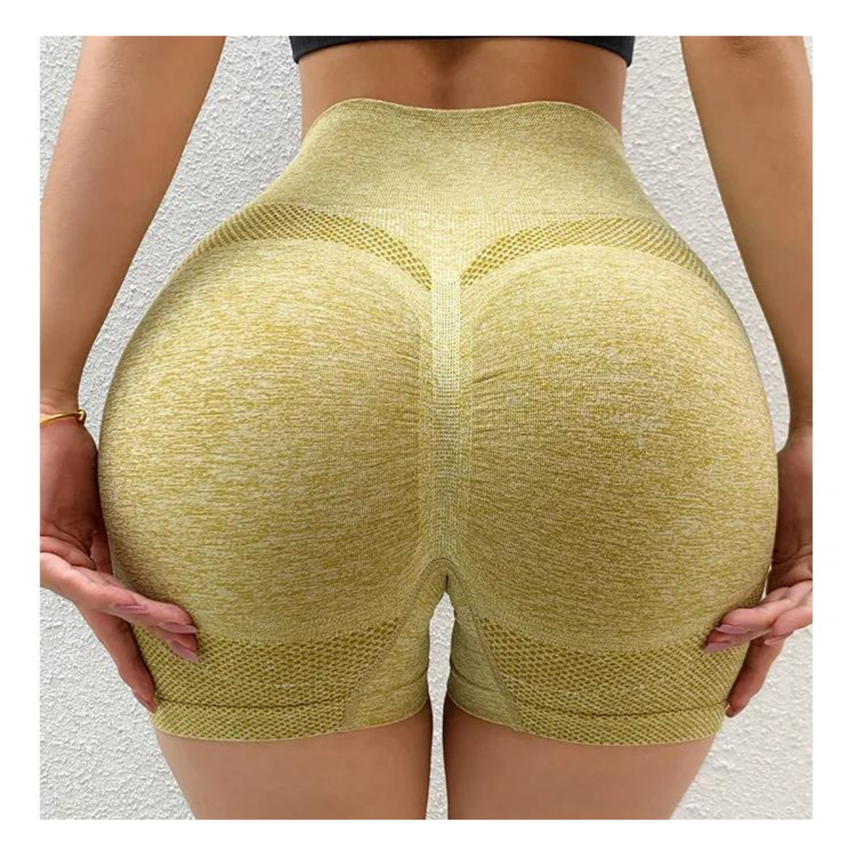 Pantalones Amarillo Corto Para Yoga